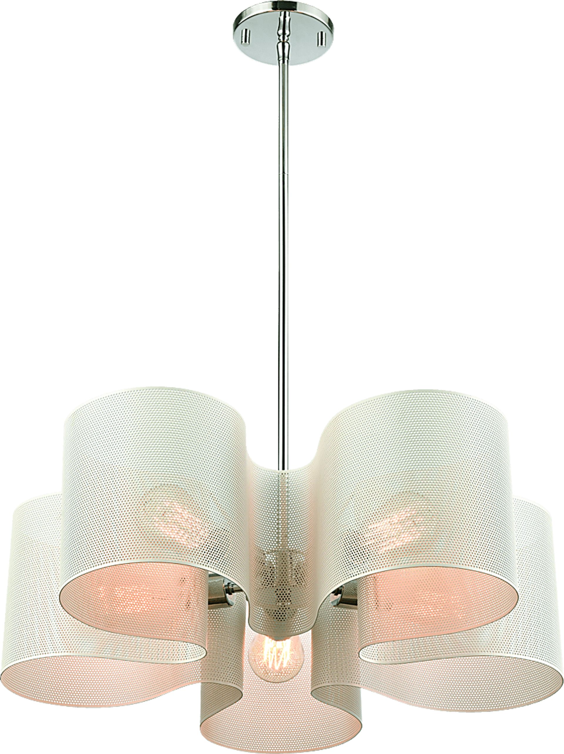 Maverick Creek White Chandelier - Image 1