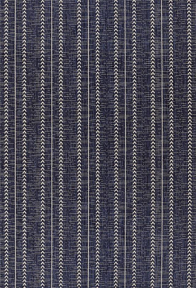 Mavi Navy 6'6 X 9' Indoor/Outdoor Rug - Thumbnail - Image 1