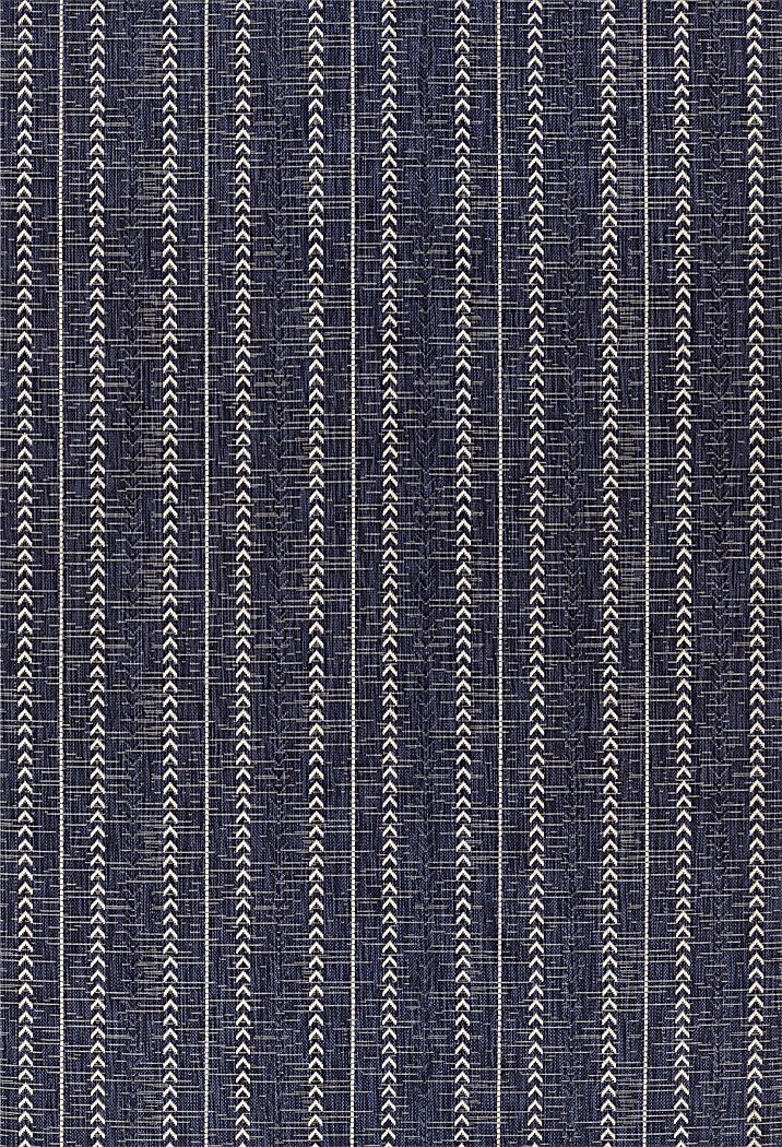 Mavi Navy 8' X 10' Indoor/Outdoor Rug