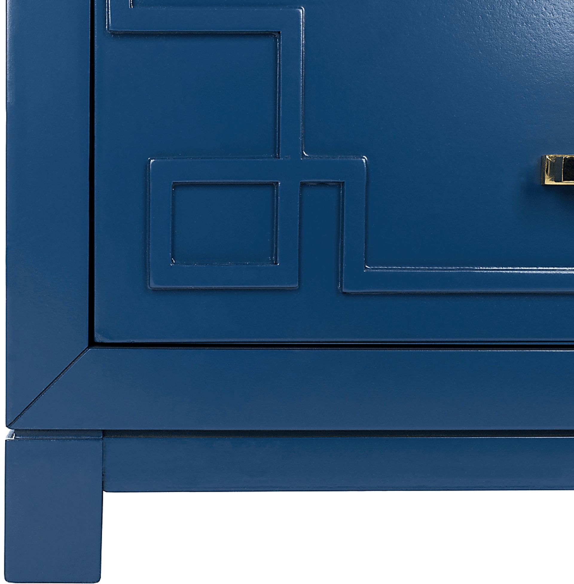 Mawood Blue Accent Cabinet - Image 8
