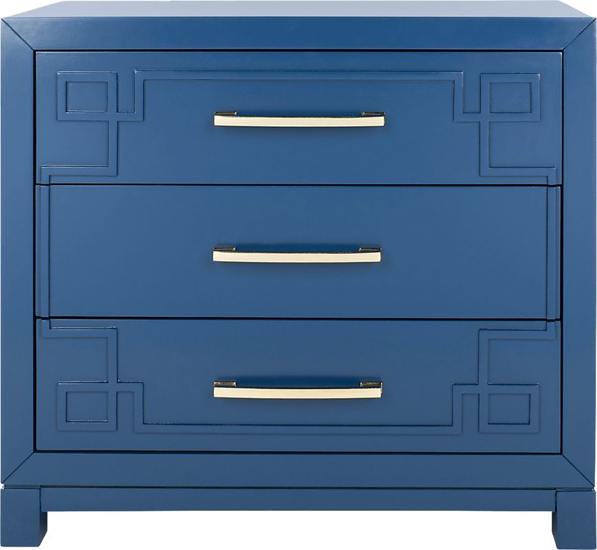 Mawood Blue Accent Cabinet