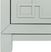 Mawood Gray Accent Cabinet