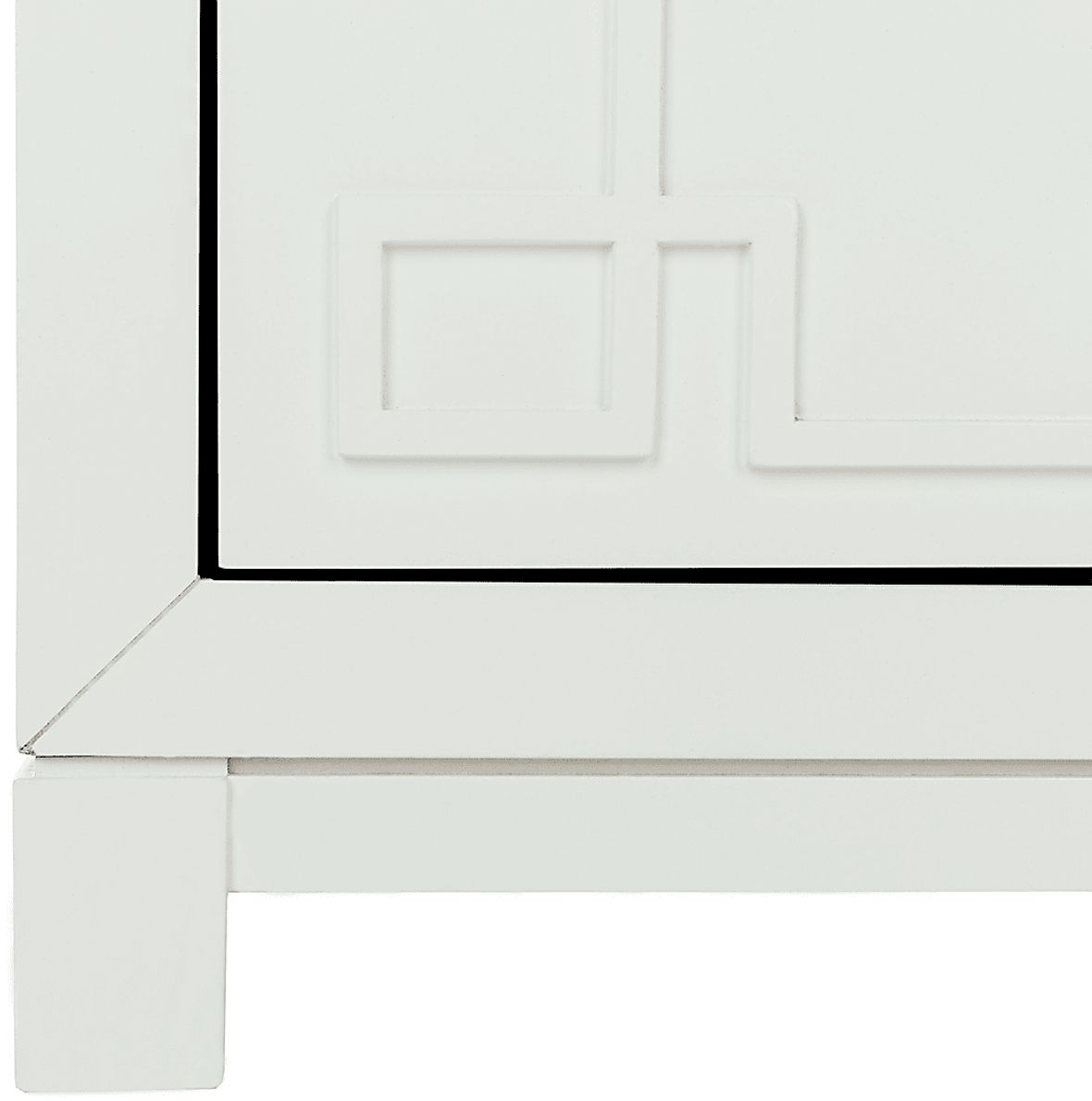 Mawood White Accent Cabinet