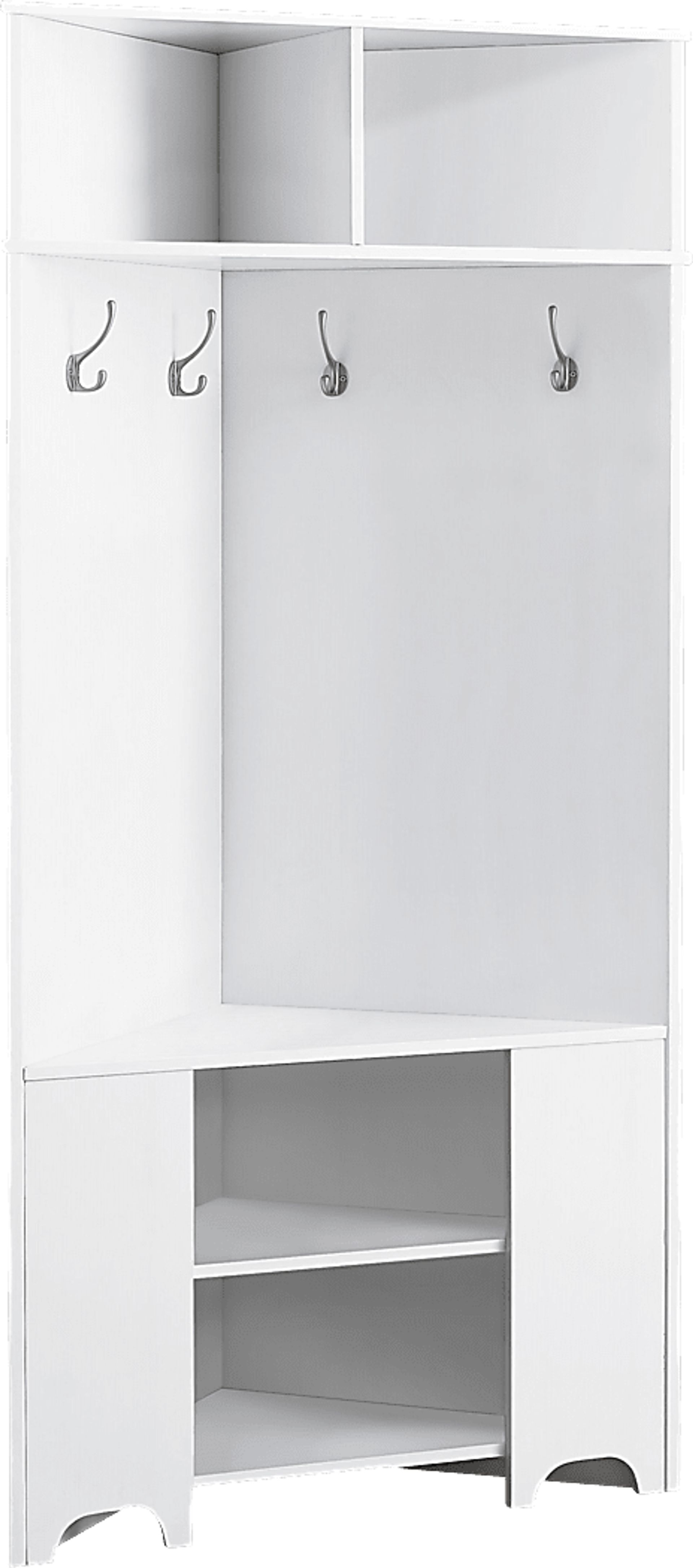 Maxey White Bookcase - Image 1