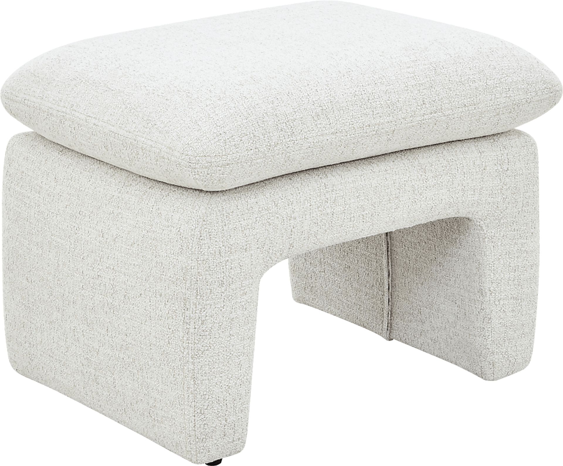 Maxine Beige Ottoman - Image 1
