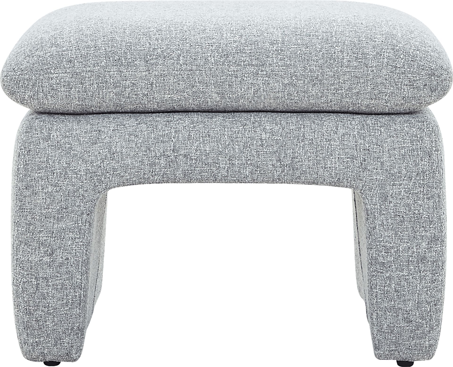 Maxine Gray Ottoman - Image 2