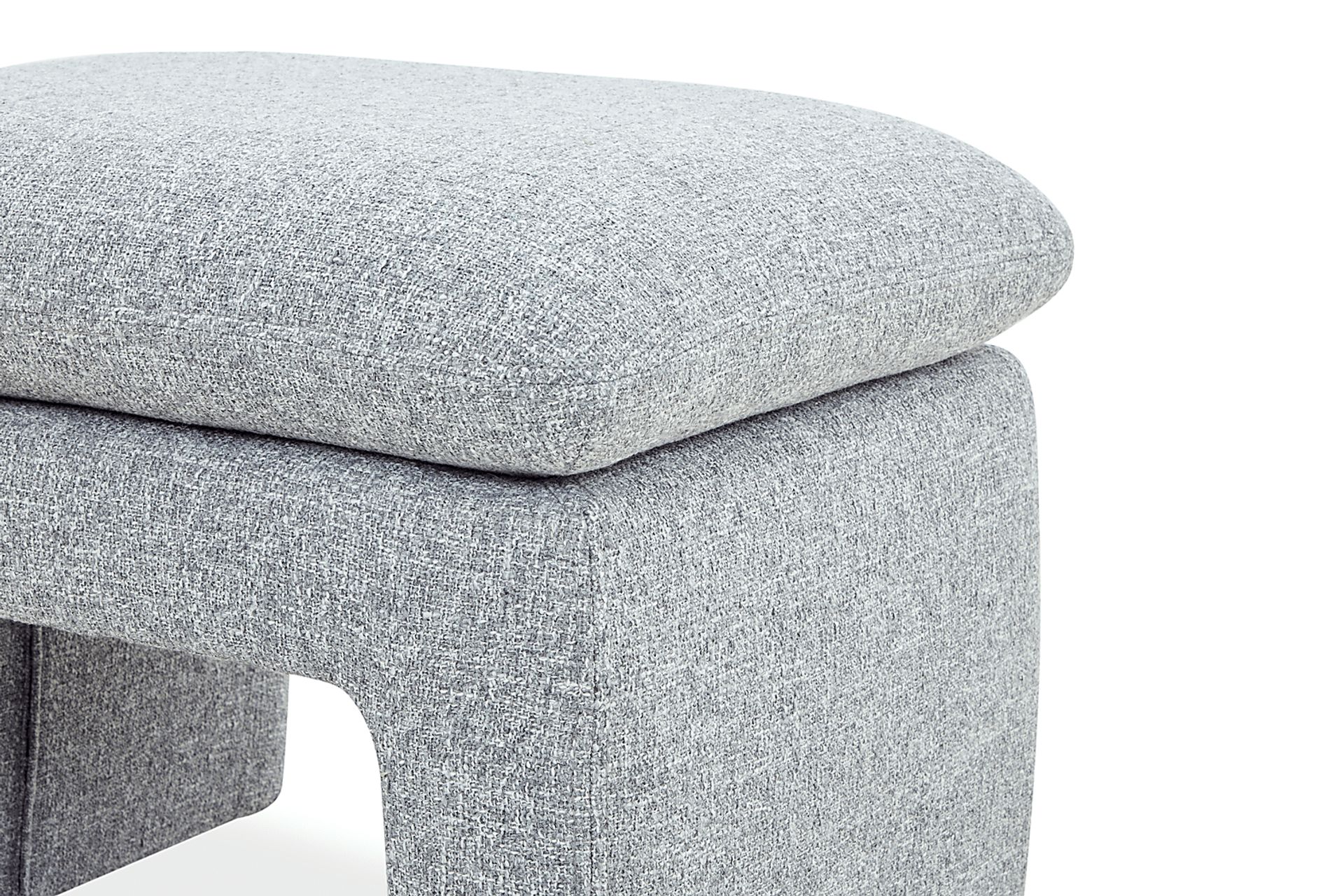 Maxine Gray Ottoman - Image 4