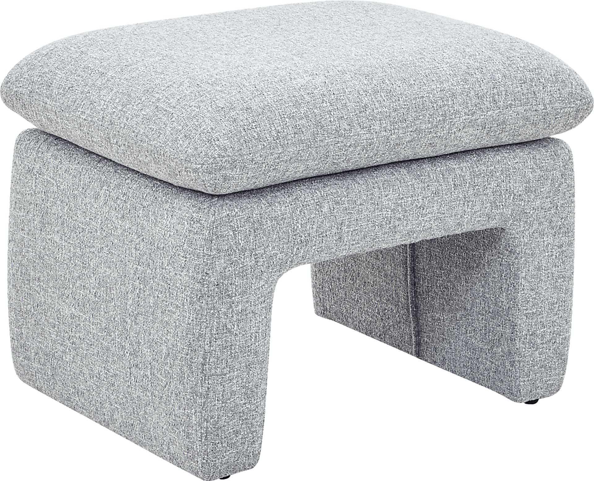 Maxine Gray Ottoman - Image 1