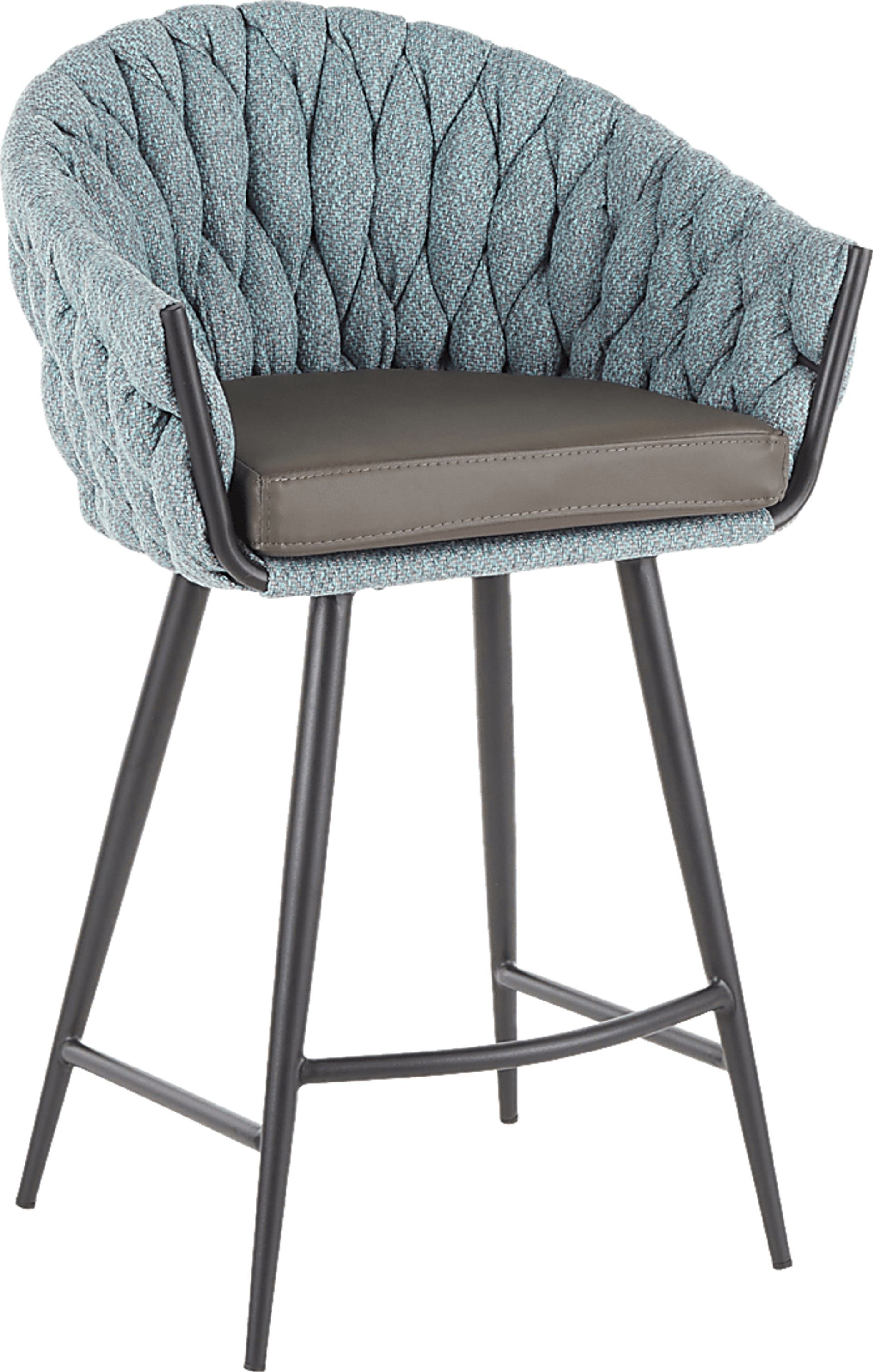 Maxine Lane Blue Counter Height Stool - Image 1