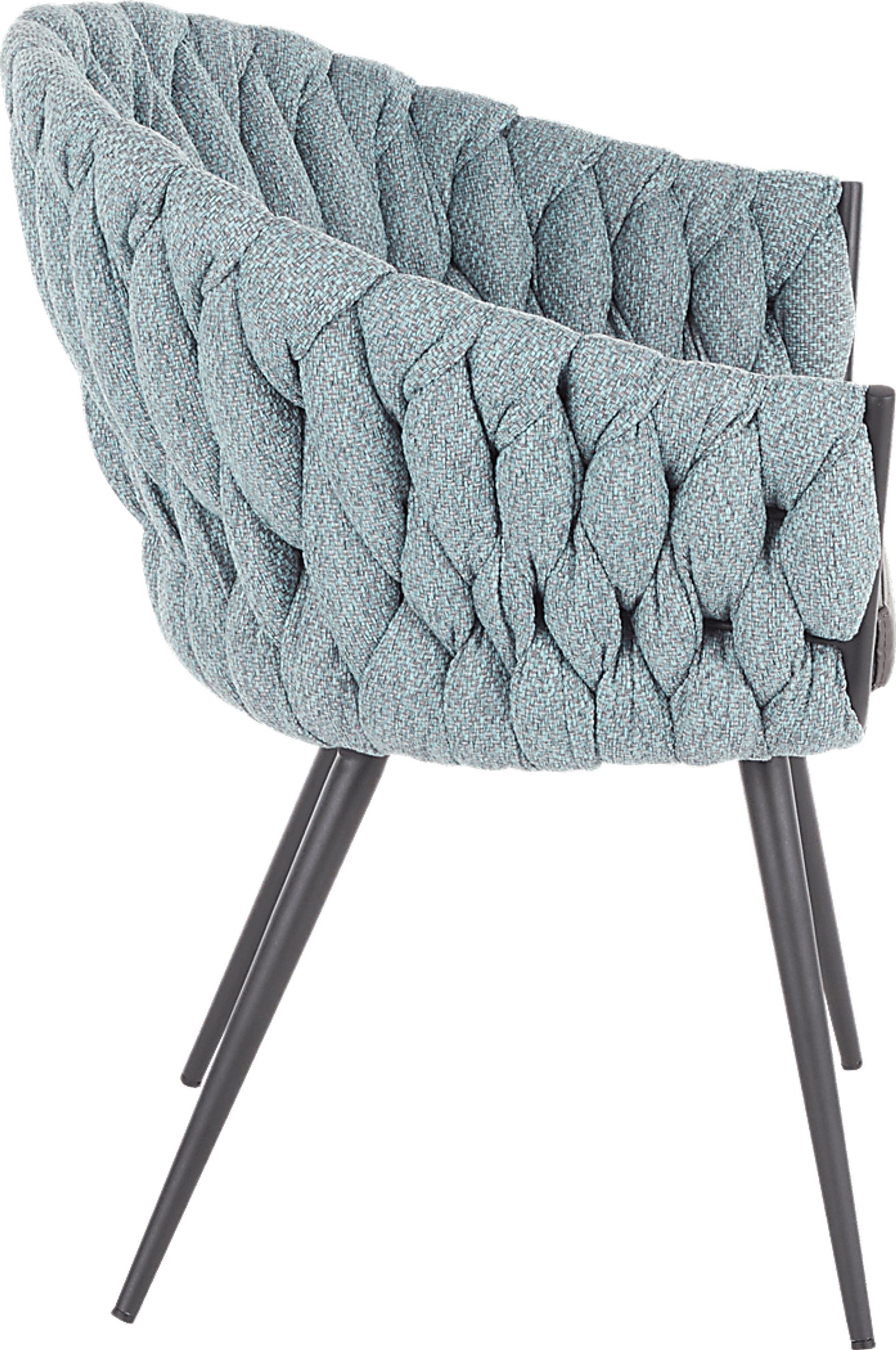 Maxine Lane Blue Side Chair - Image 2