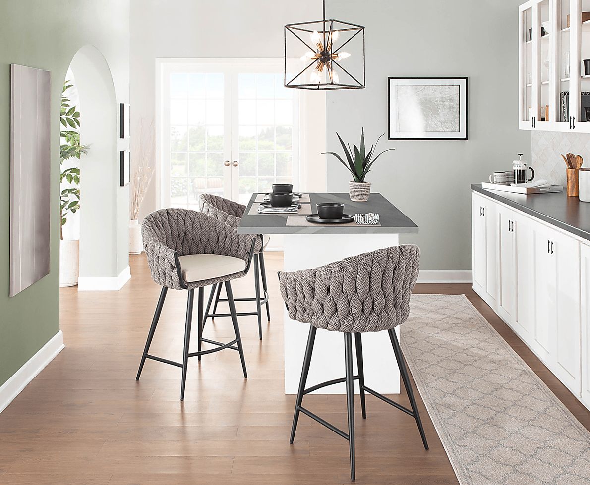 Maxine Lane Cream Counter Height Stool