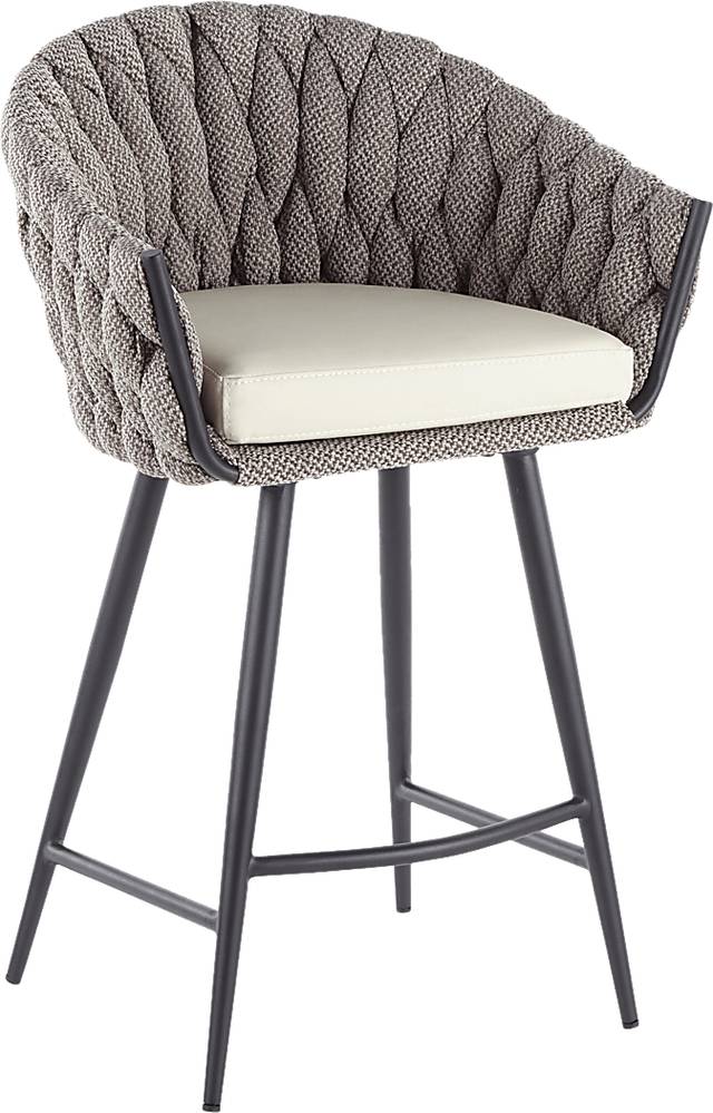 Maxine Lane Cream Counter Height Stool - Thumbnail - Image 1