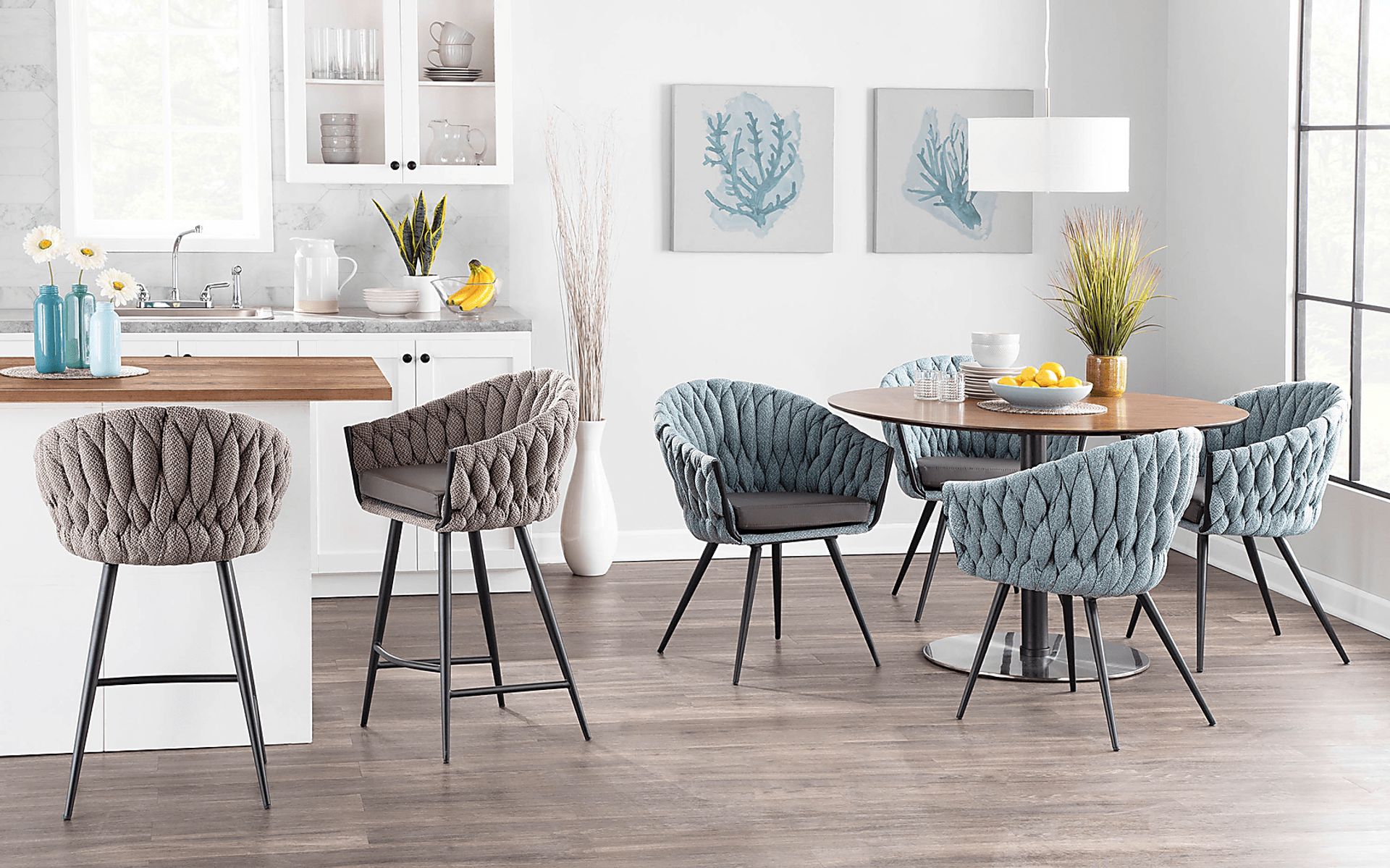 Maxine Lane Gray Counter Height Stool - Image 8