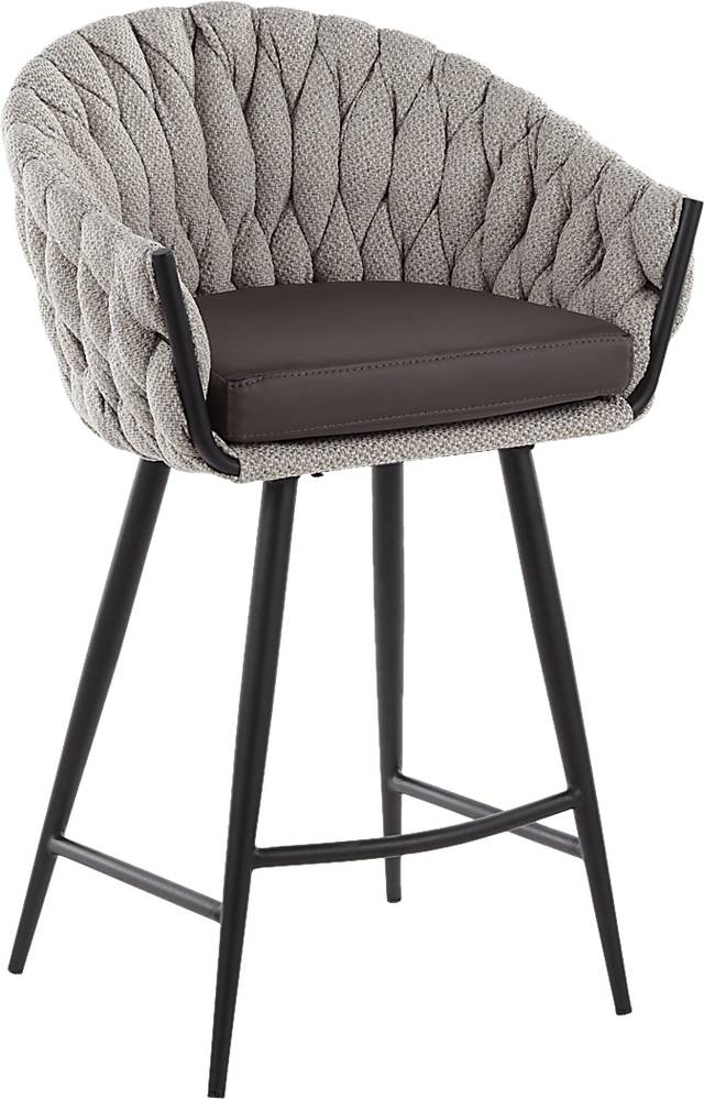 Maxine Lane Gray Counter Height Stool - Thumbnail - Image 1