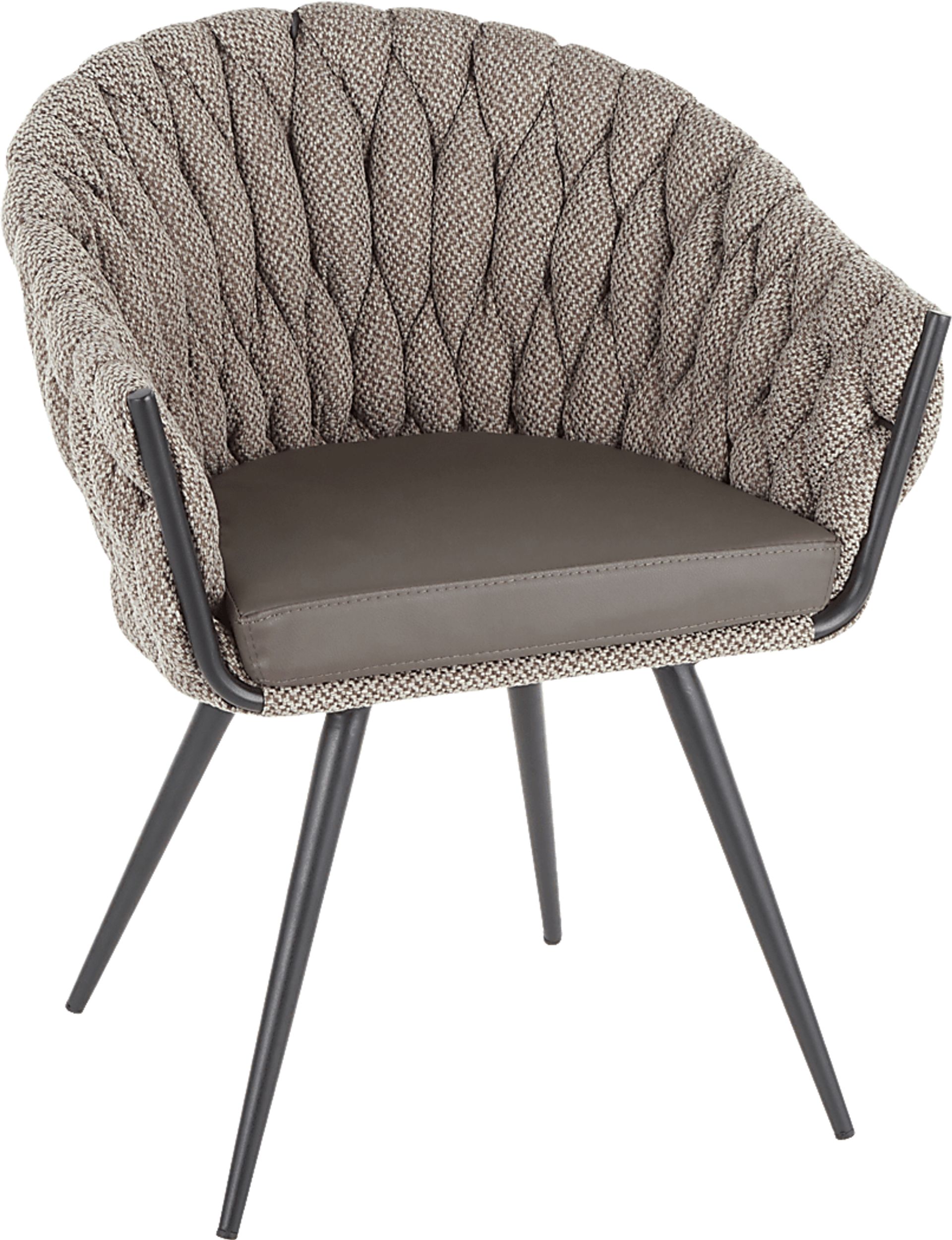 Maxine Lane Gray Side Chair - Image 1