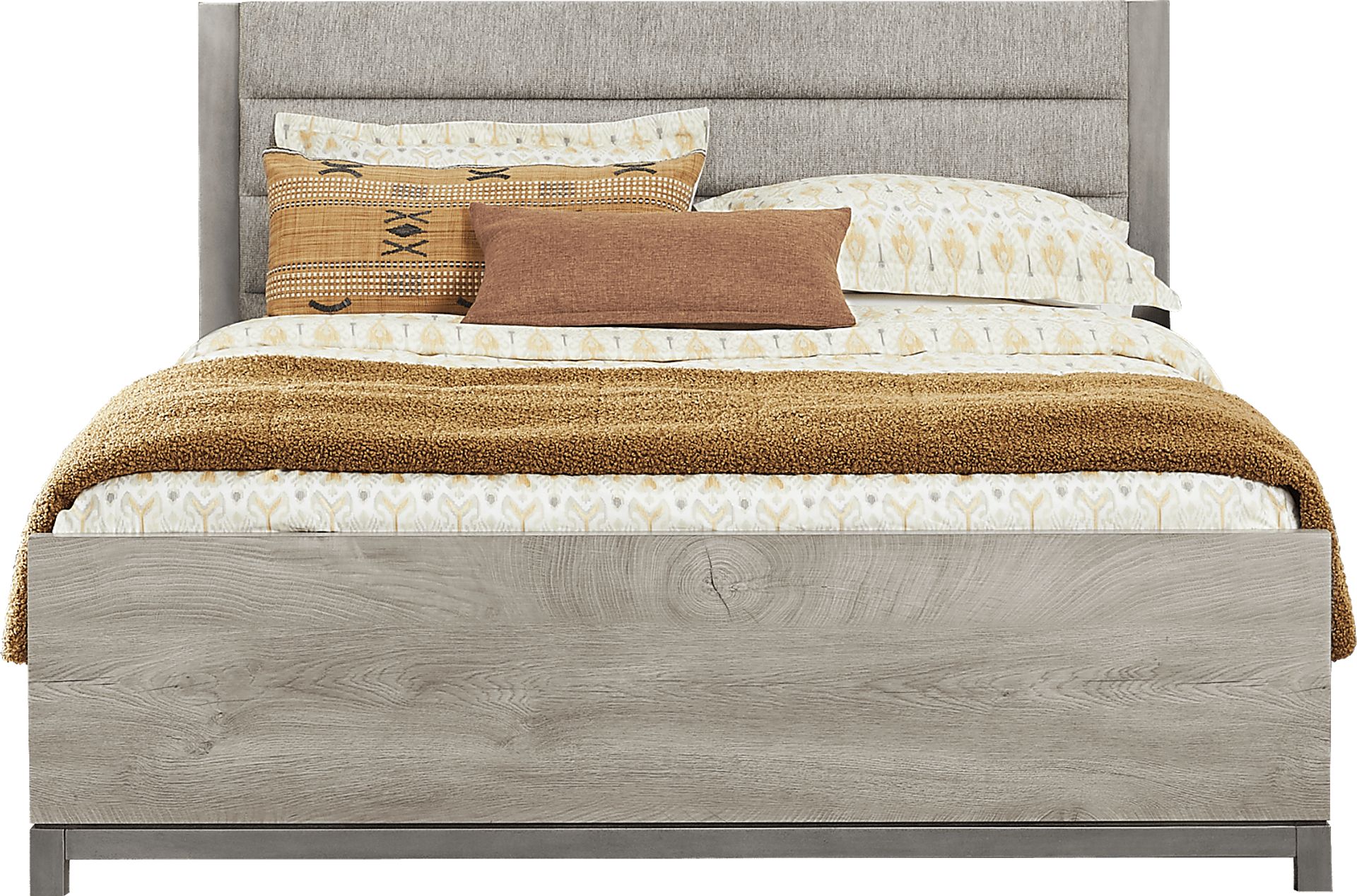 Maxton Place Gray 7 Pc Queen Bedroom - Image 2