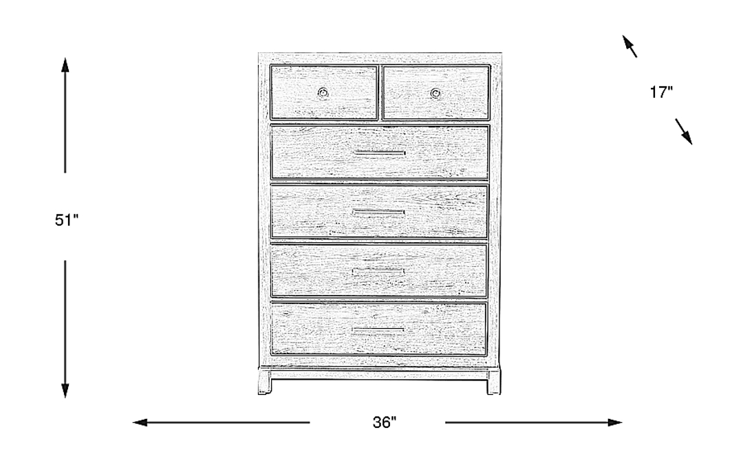 Maxton Place Gray Chest