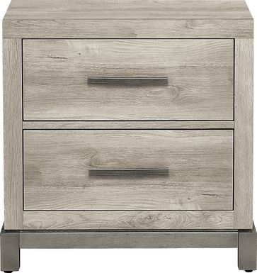 Maxton Place Gray Nightstand