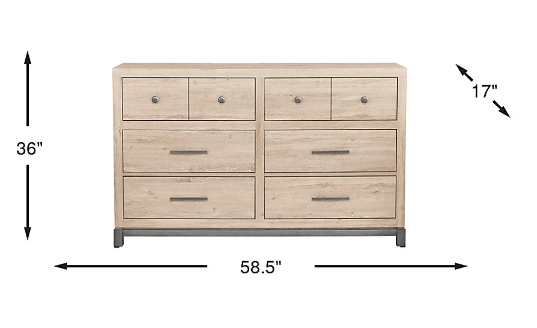 Maxton Place Natural Dresser