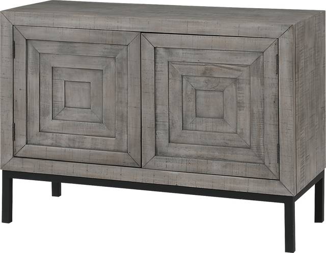 Maxwelton Gray Accent Cabinet - Thumbnail - Image 1