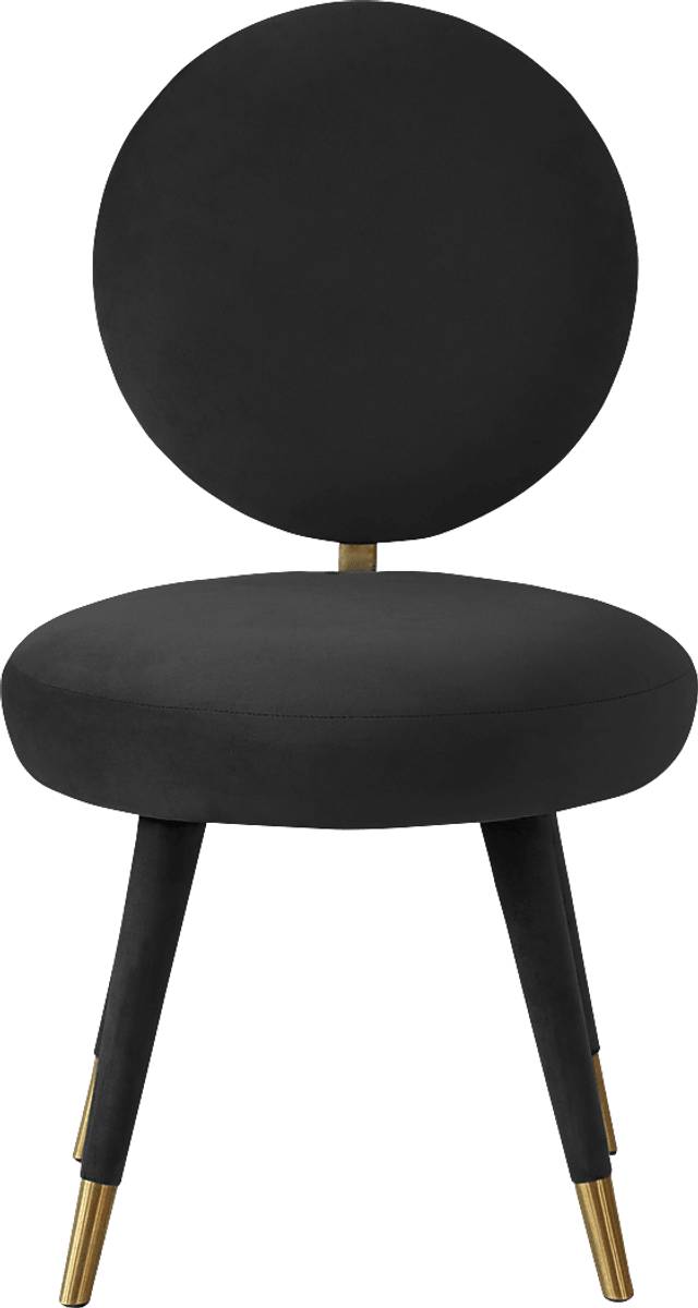 Maya Carr Black Dining Chair - Thumbnail - Image 2