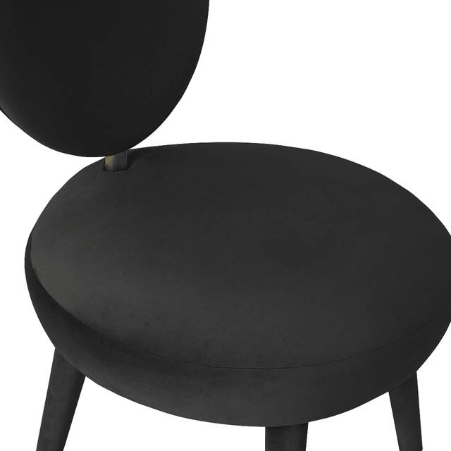 Maya Carr Black Dining Chair - Thumbnail - Image 4