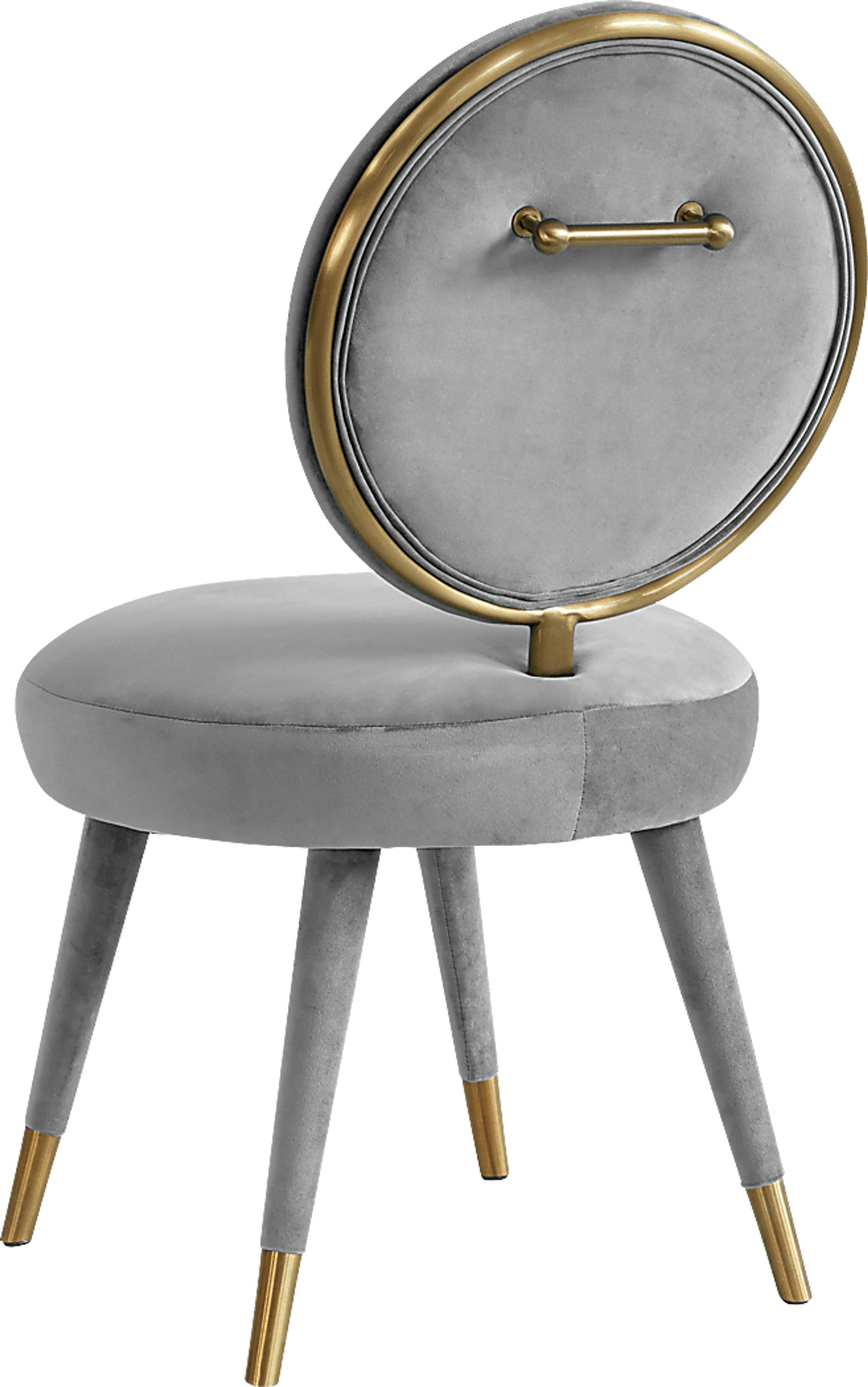Maya Carr Light Gray Dining Chair - Image 3