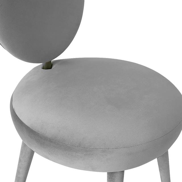 Maya Carr Light Gray Dining Chair - Thumbnail - Image 4