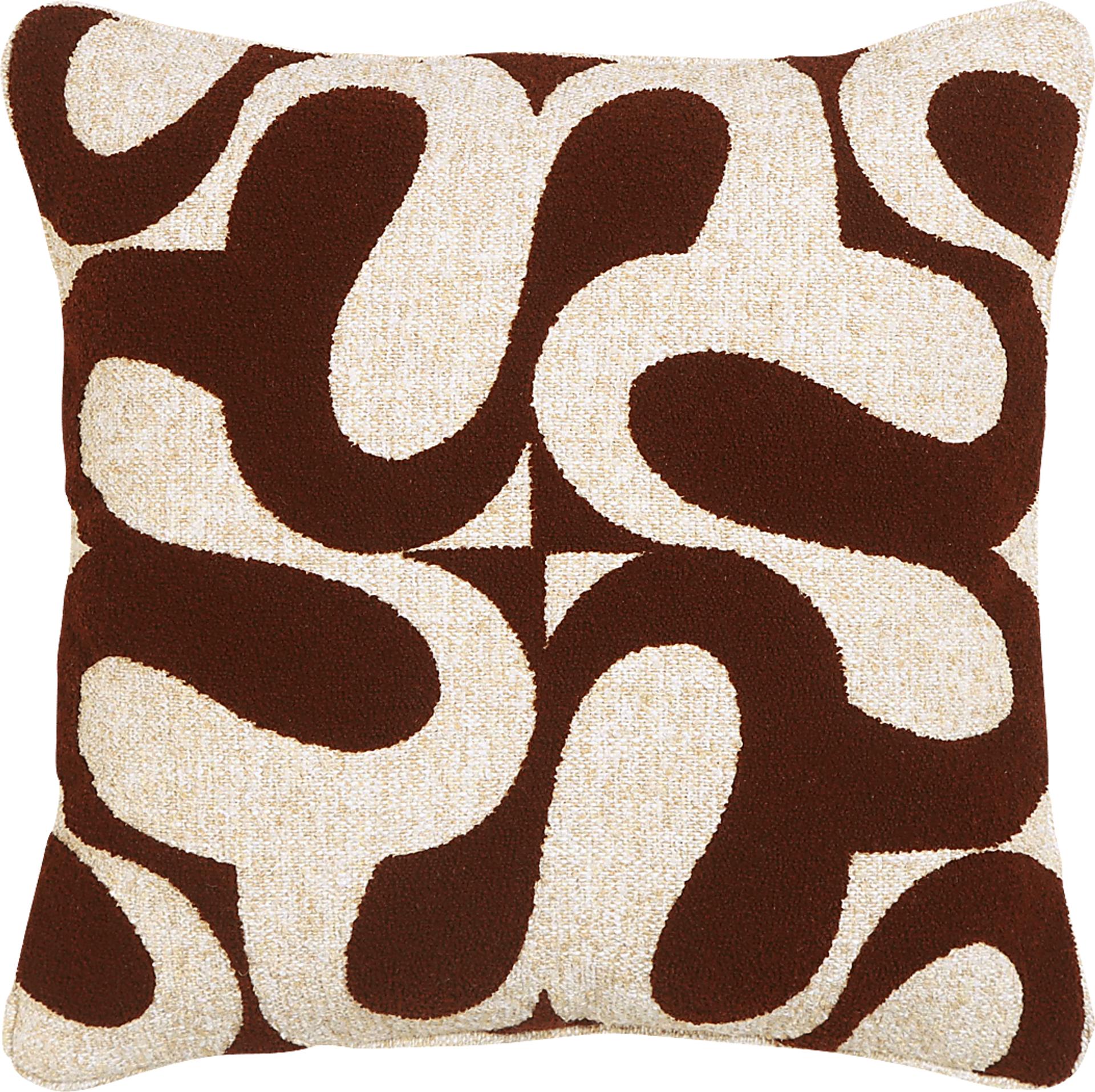 Mayanelle Brown Accent Pillow