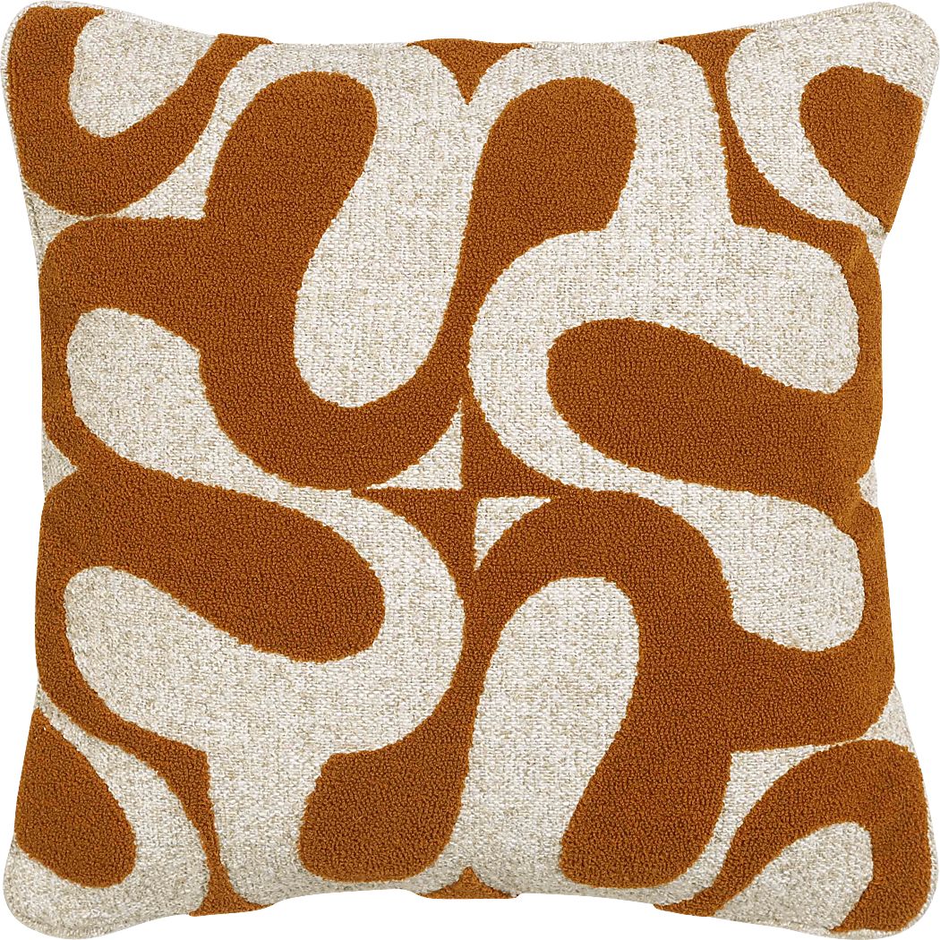 Mayanelle Orange Accent Pillow