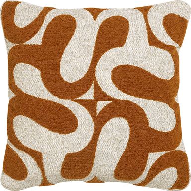 Mayanelle Orange Accent Pillow
