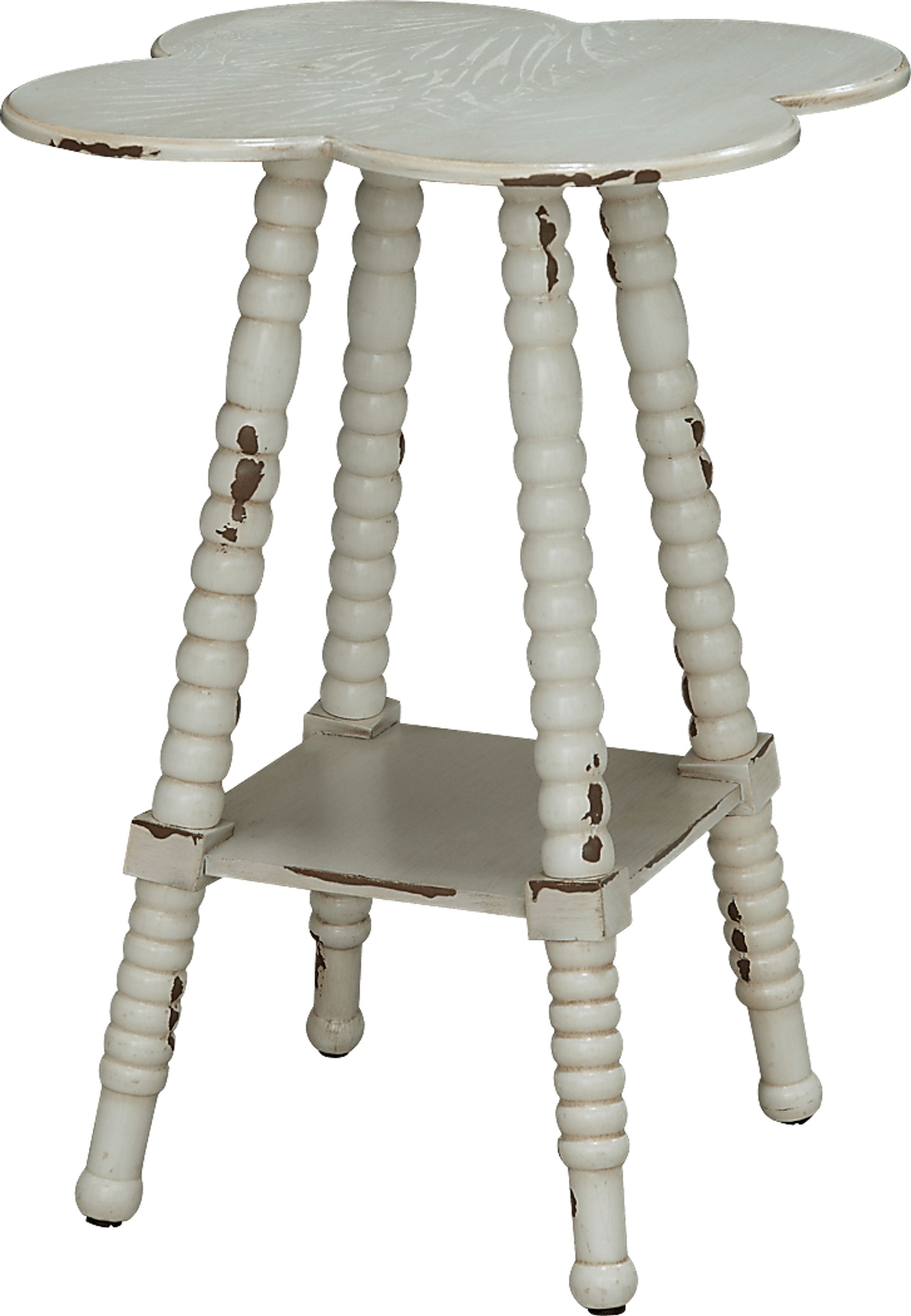 Maybelle Lane White Accent Table - Image 1