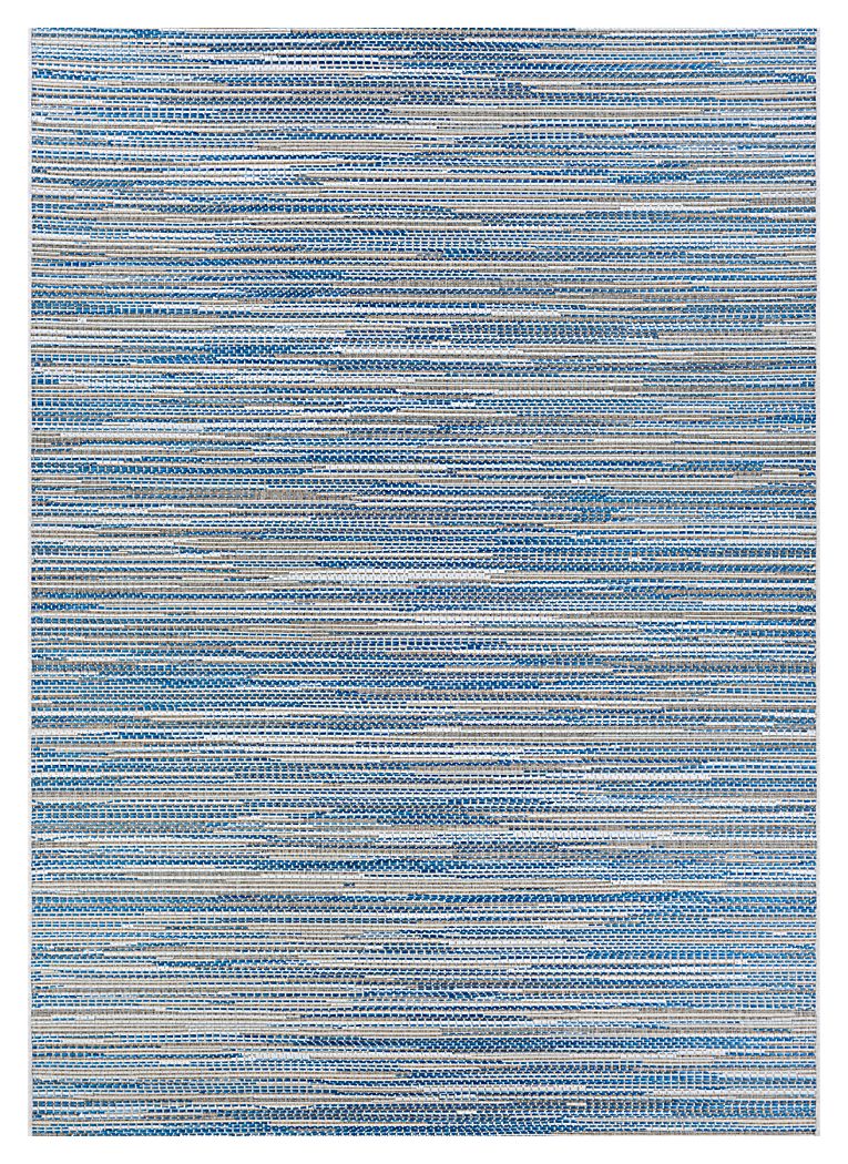 Maybole Blue 5'10 x 9'2 Indoor/Outdoor Rug
