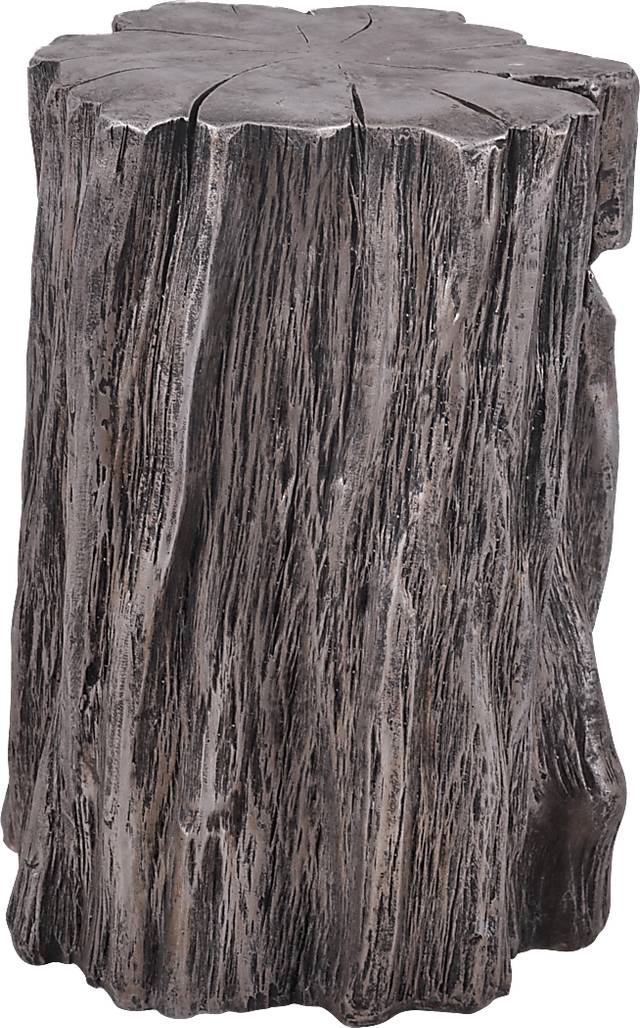 Maybton Silver Accent Stool - Thumbnail - Image 1
