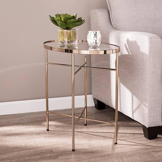 Maydell Gold Accent Table - Thumbnail - Image 2