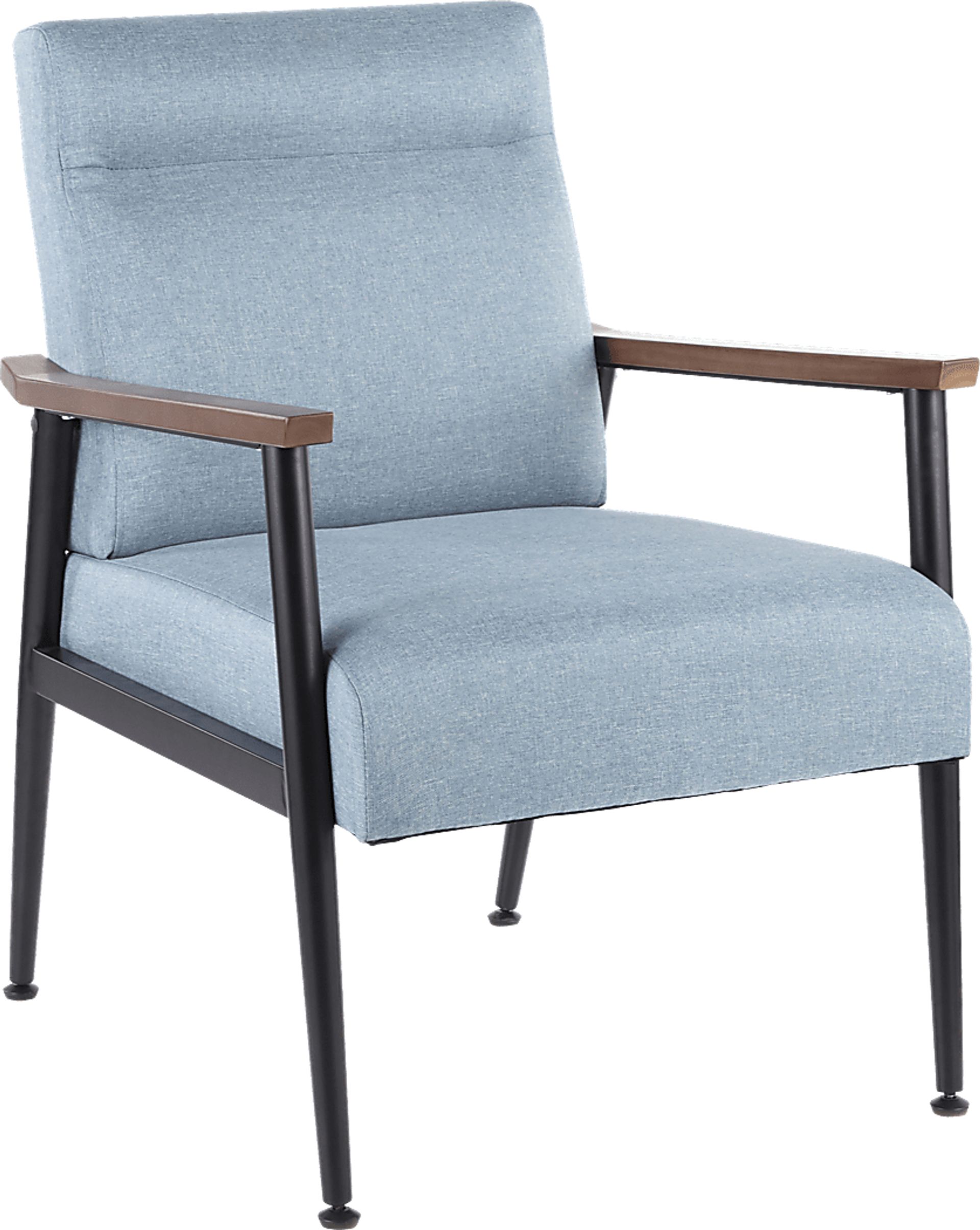 Maye Blue Accent Chair - Image 1