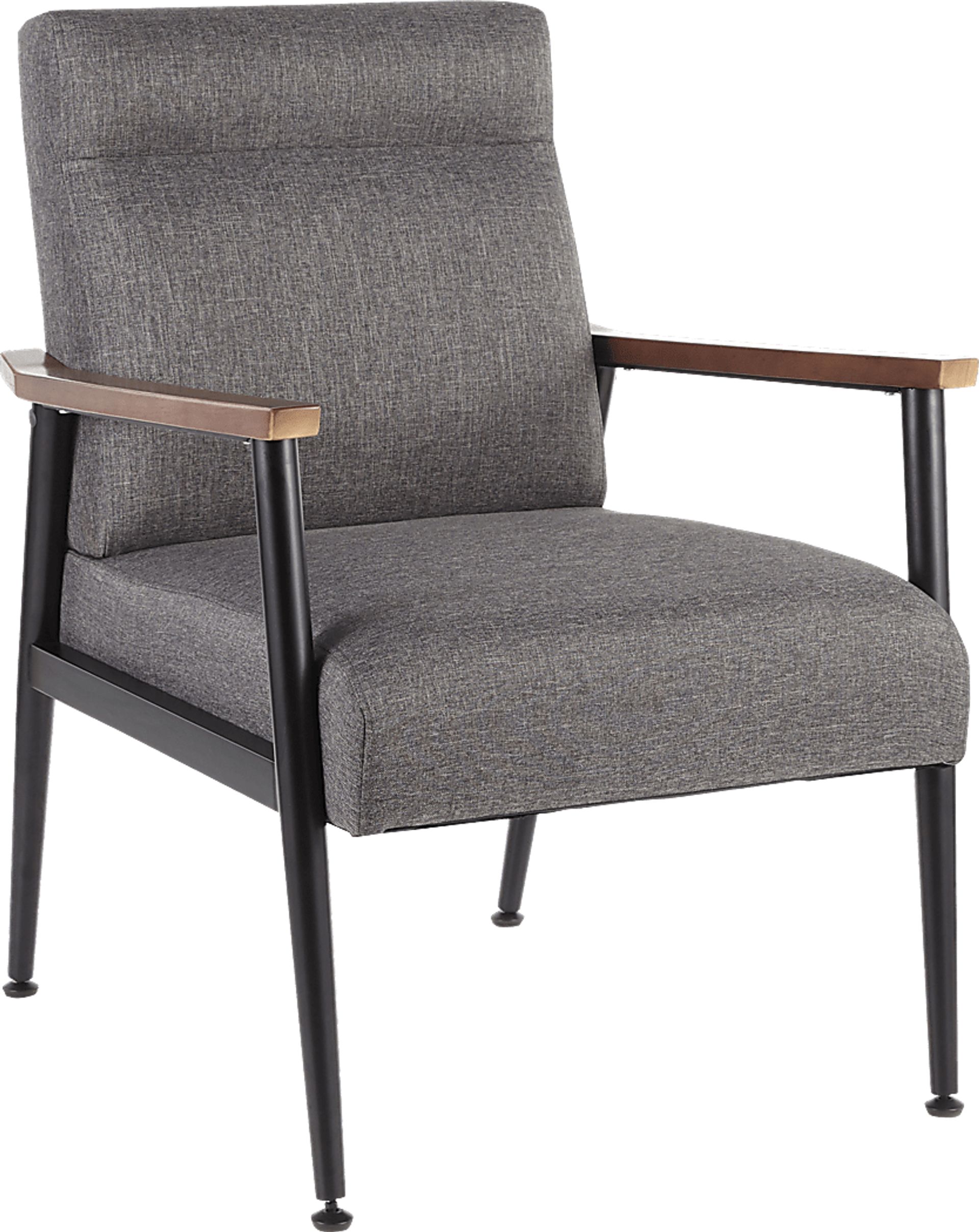 Maye Charcoal Accent Chair - Image 1