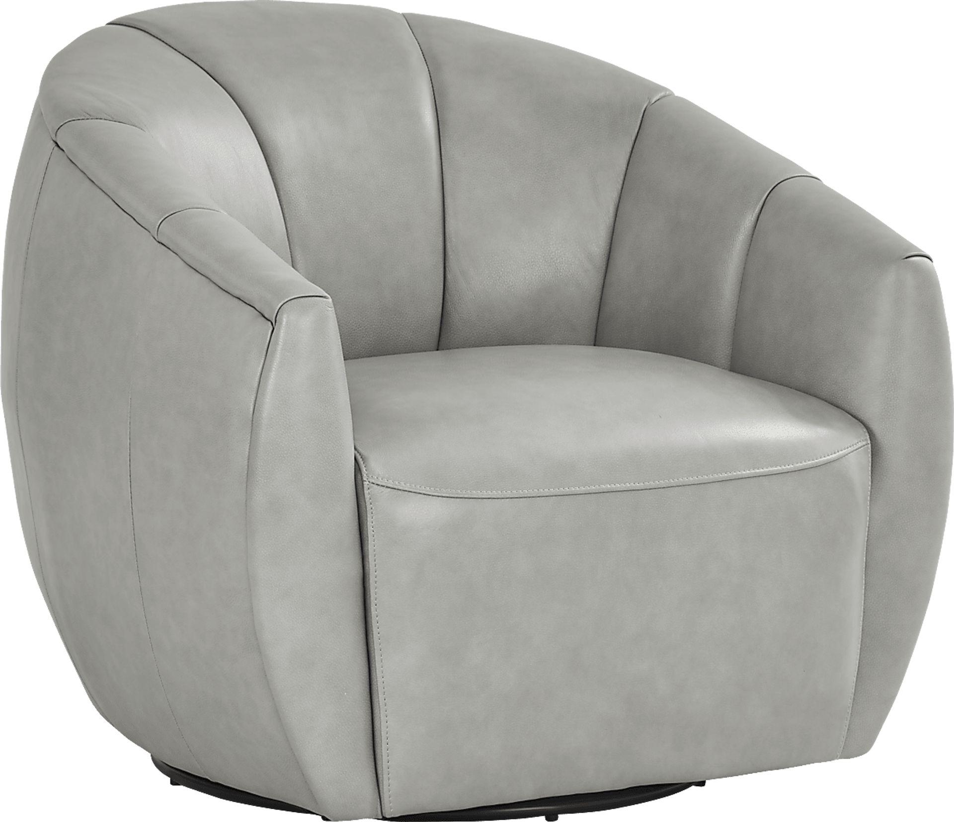 Mayer Gray Swivel Chair - Image 1