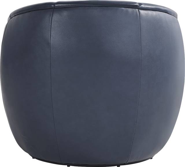Mayer Navy Swivel Chair - Thumbnail - Image 3