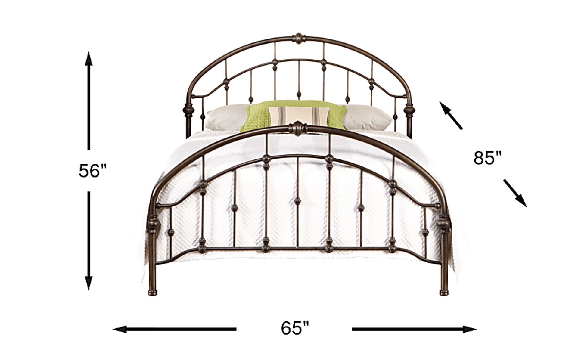 Dimension Image. Please refer to the Dimension Tab on this page for dimension details.