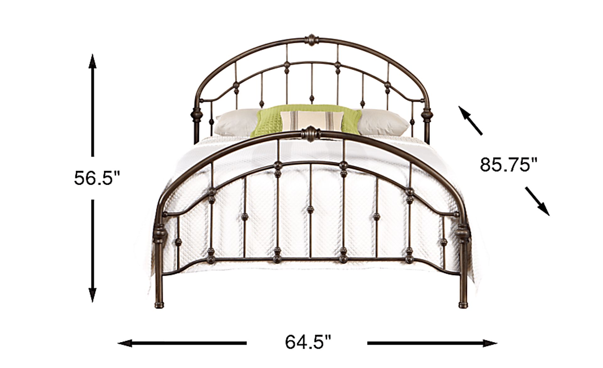 Dimension Image. Please refer to the Dimension Tab on this page for dimension details.
