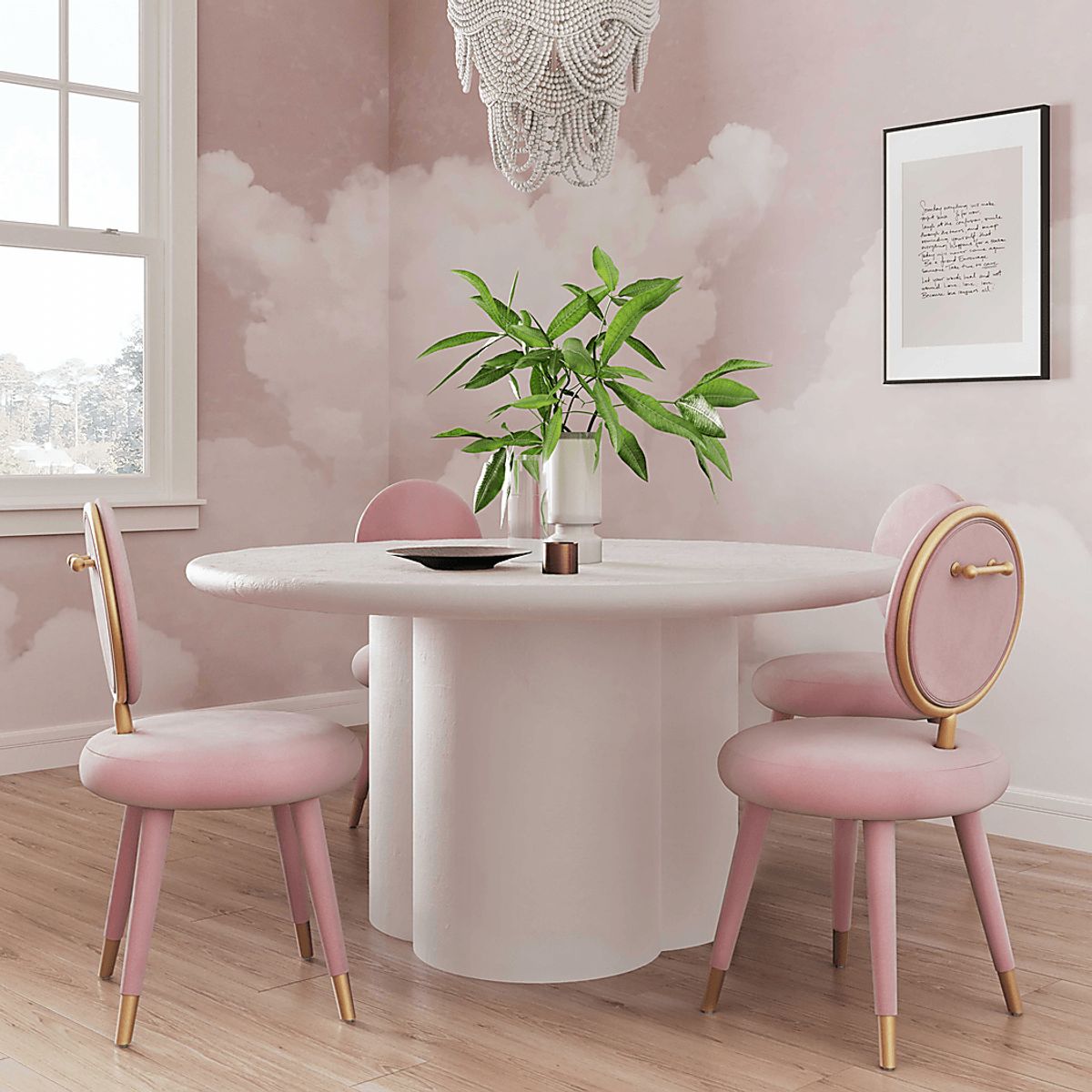 Mayfred White Dining Table | Rooms to Go