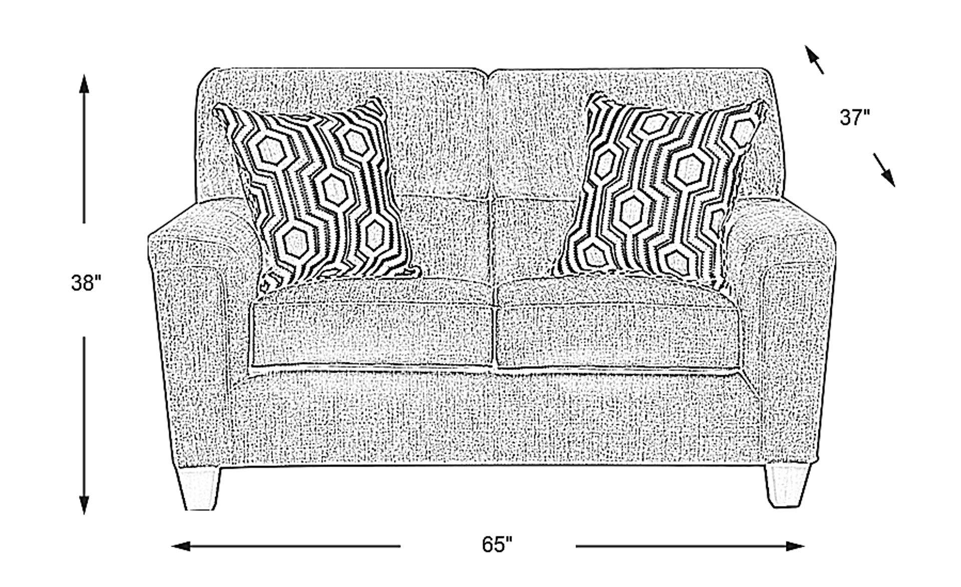 Dimension Image. Please refer to the Dimension Tab on this page for dimension details.