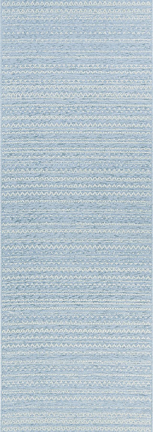 Maylin Blue 2'6 x 7'6 Runner Indoor/Outdoor Rug - Thumbnail - Image 1