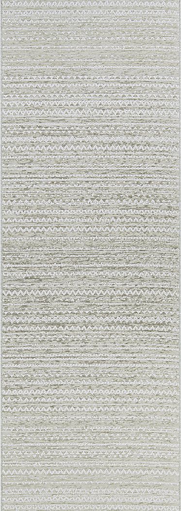 Maylin Brown 2'6 x 7'6 Runner Indoor/Outdoor Rug