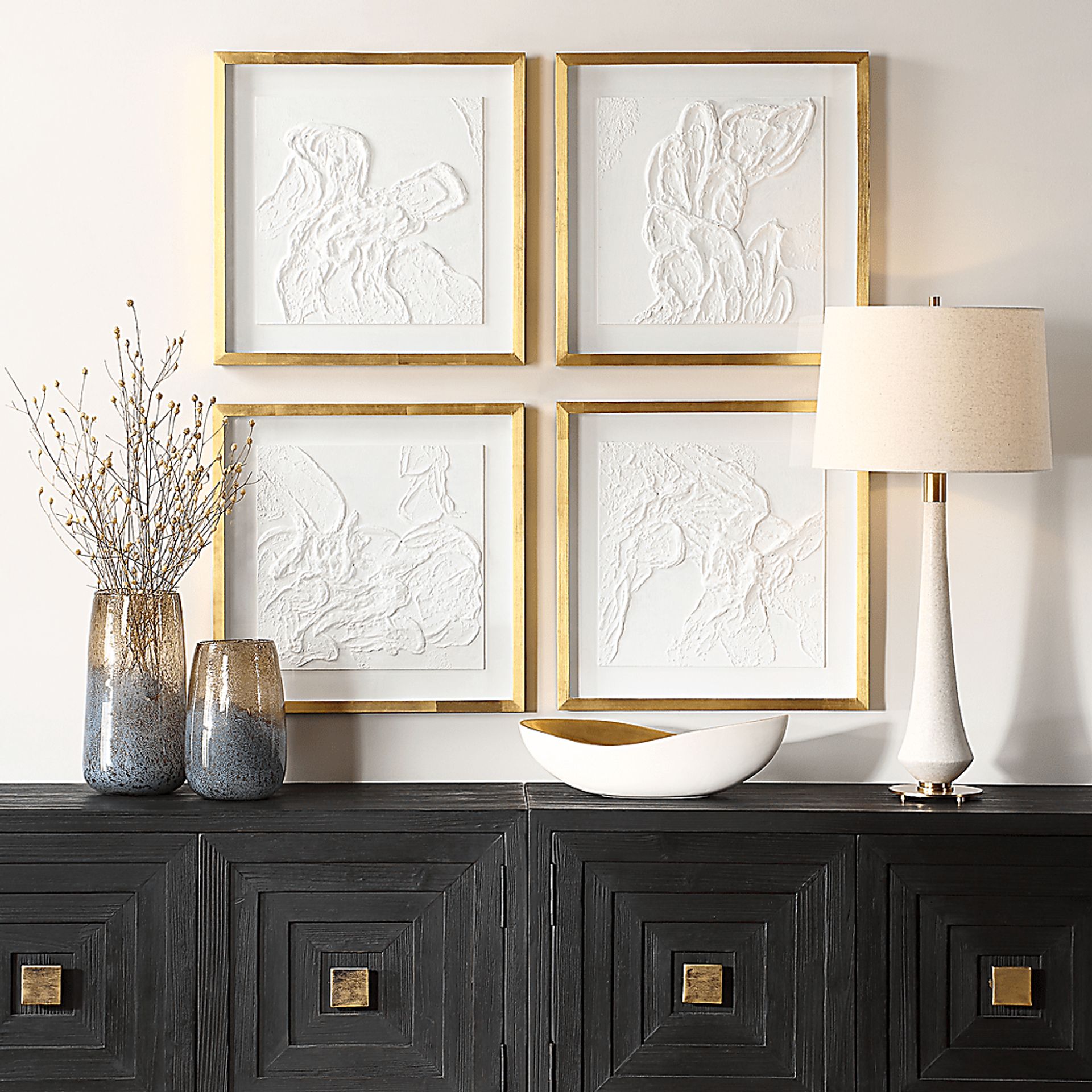 Maylo Gold Artwork, Set of 4 - Image 3