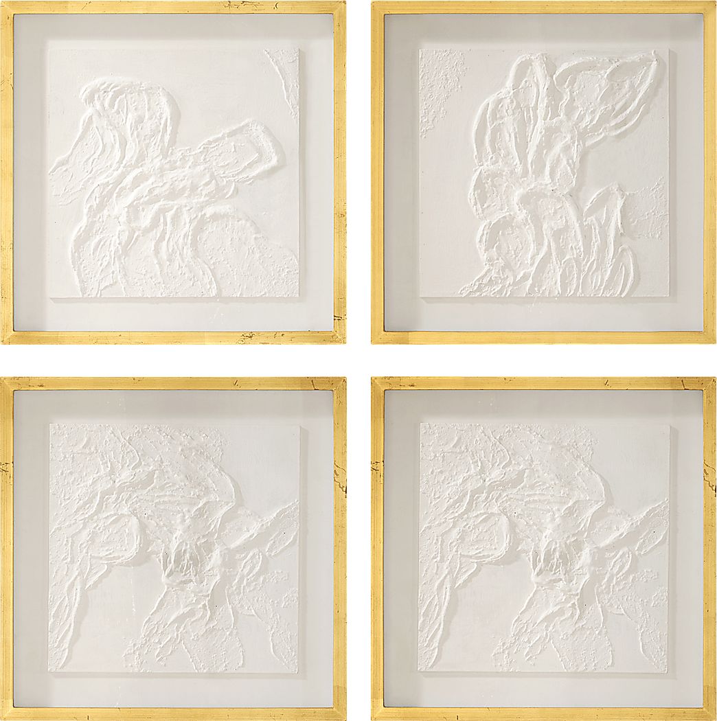Maylo Gold Artwork, Set of 4