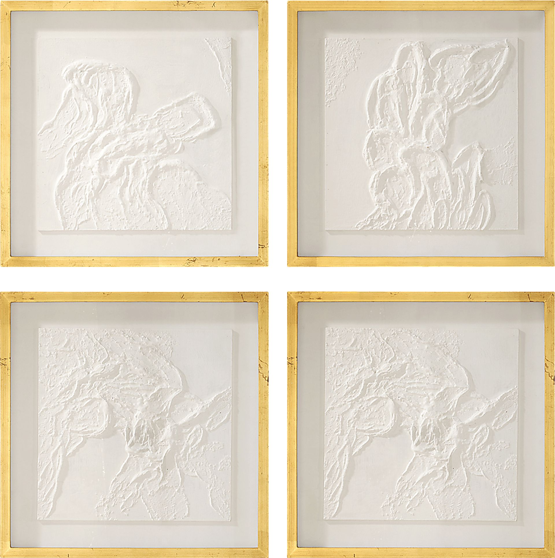Maylo Gold Artwork, Set of 4 - Image 1
