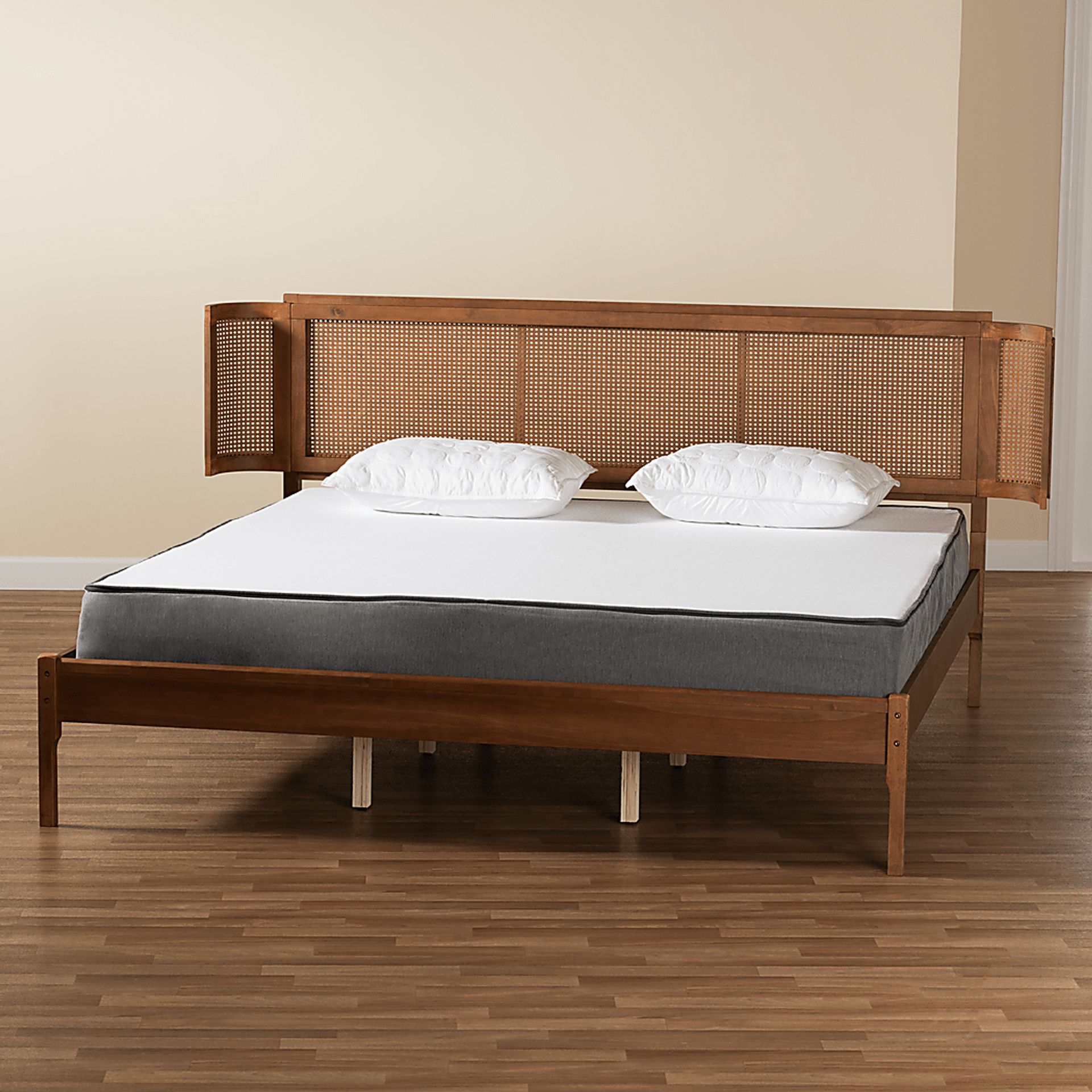Mayme Brown King Platform Bed - Image 2