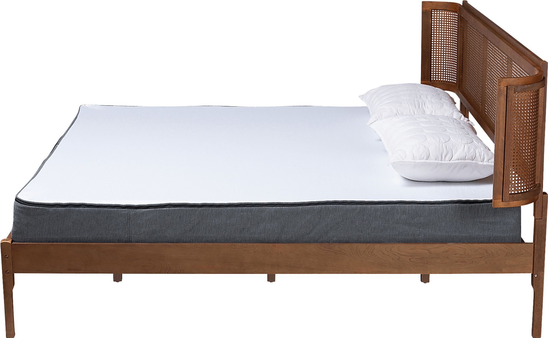 Mayme Brown King Platform Bed - Image 4